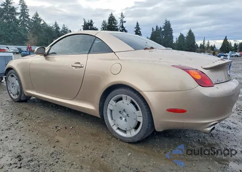 2004 Lexus Sc 430 z USA, uszkodzony, nr VIN JTHFN48Y240050464